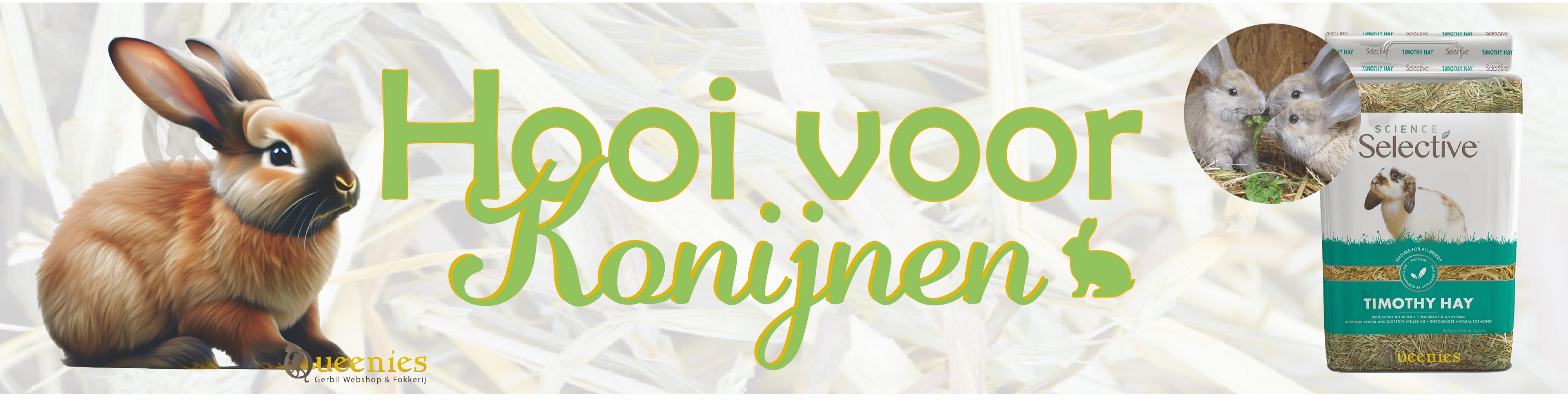 Banner Hooi voor Konijnen